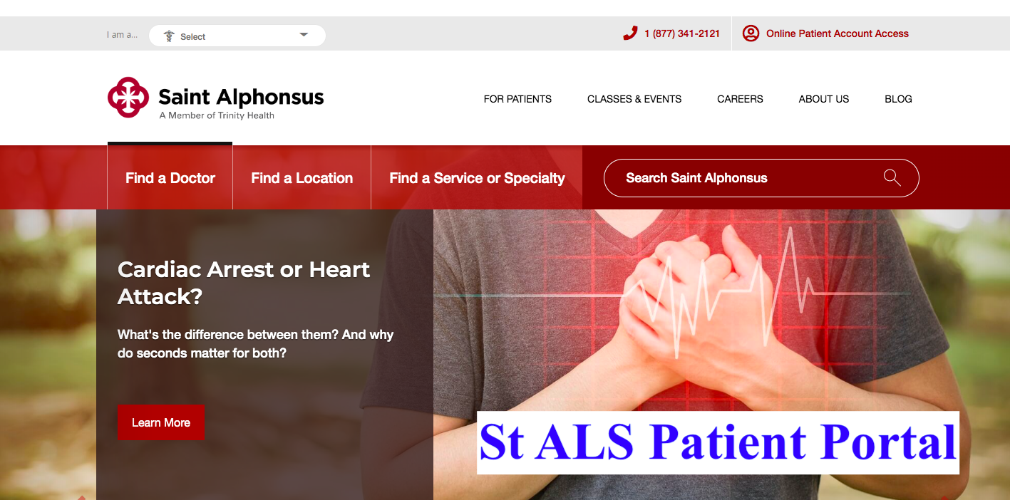 St ALS Patient Portal Login Www saintalphonsus Updated 2023