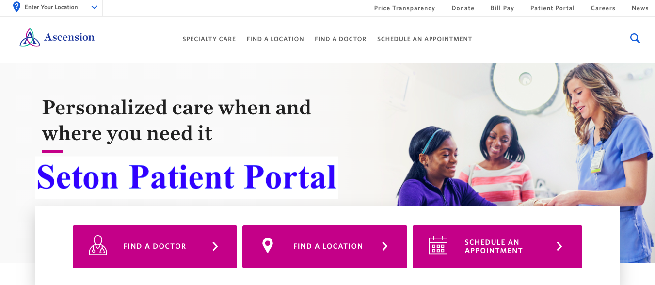 Seton Patient Portal Login healthcare ascension Updated 2023