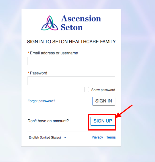 seton ascension login