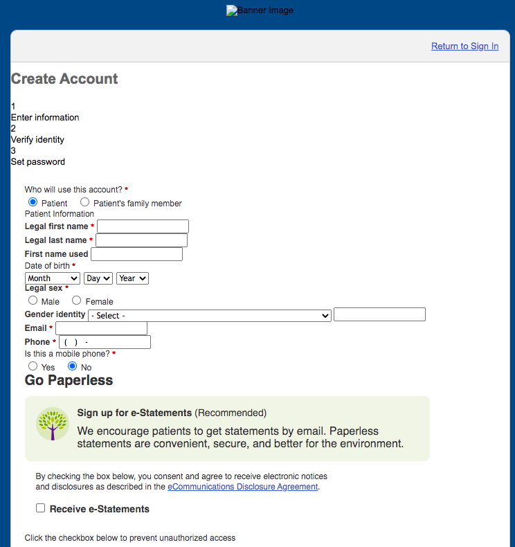 Chesapeake Health Care Patient Portal Login