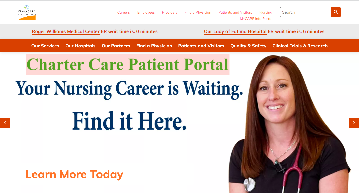 Charter Care Patient Portal