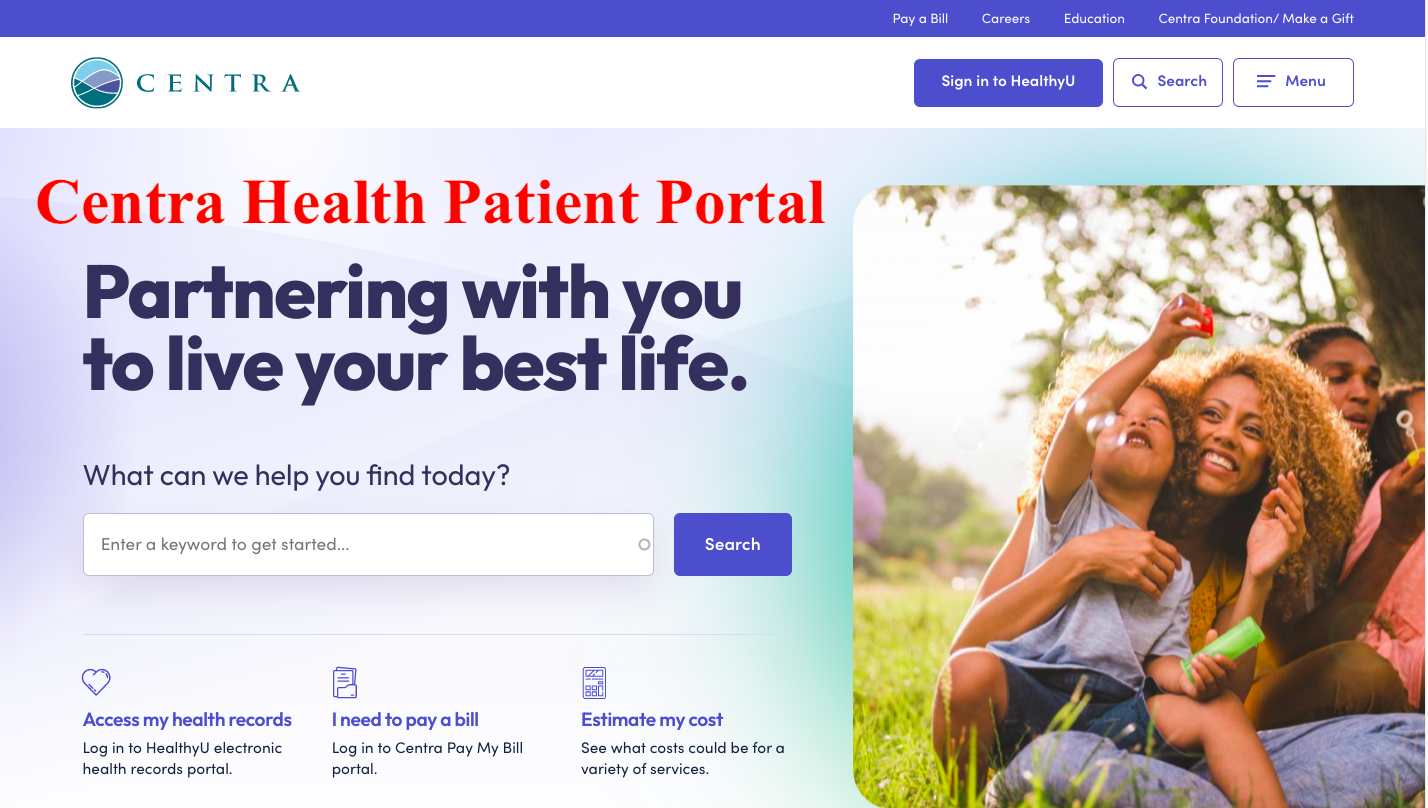 Centra Health Patient Portal