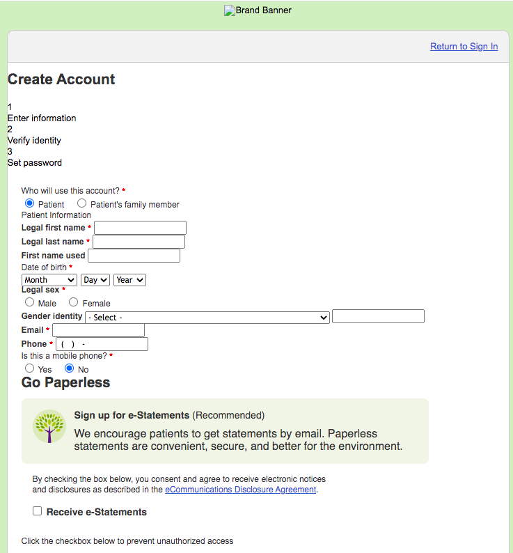 Pediatric Place Patient Portal