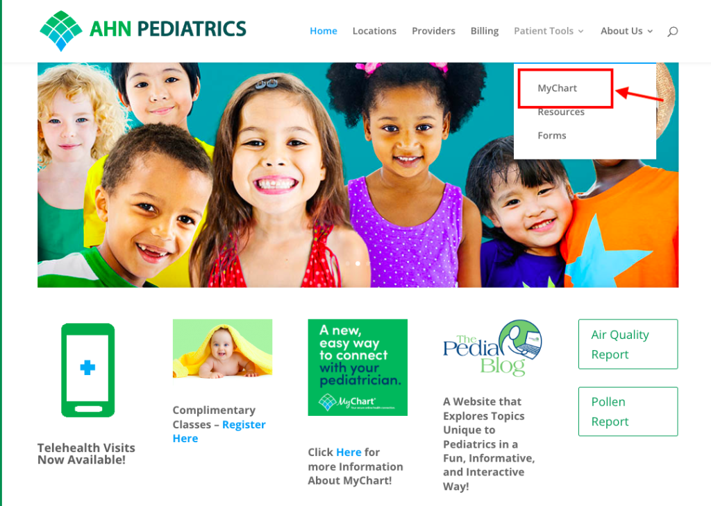 Pediatric Alliance Patient Portal
