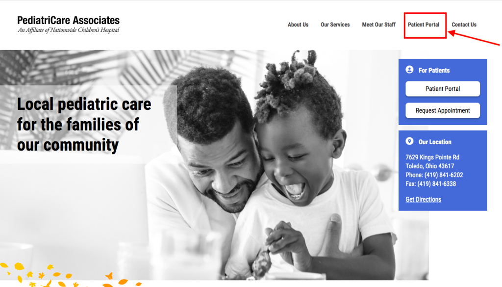 Pediatricare Associates Patient Portal