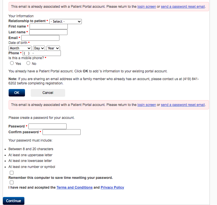 Pediatricare Associates Patient Portal