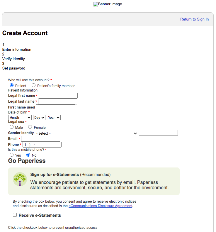Peachtree Orthopedic Clinic Patient Portal
