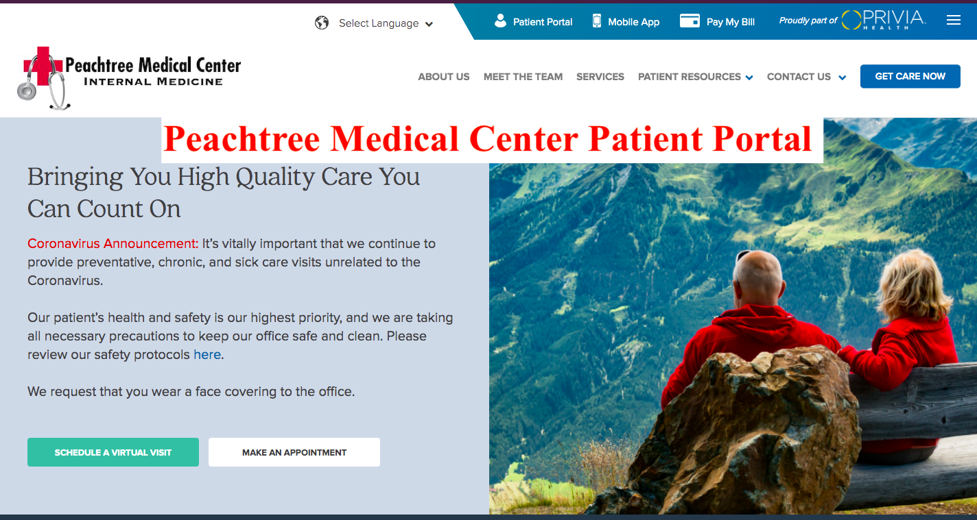 Peachtree Medical Center Patient Portal