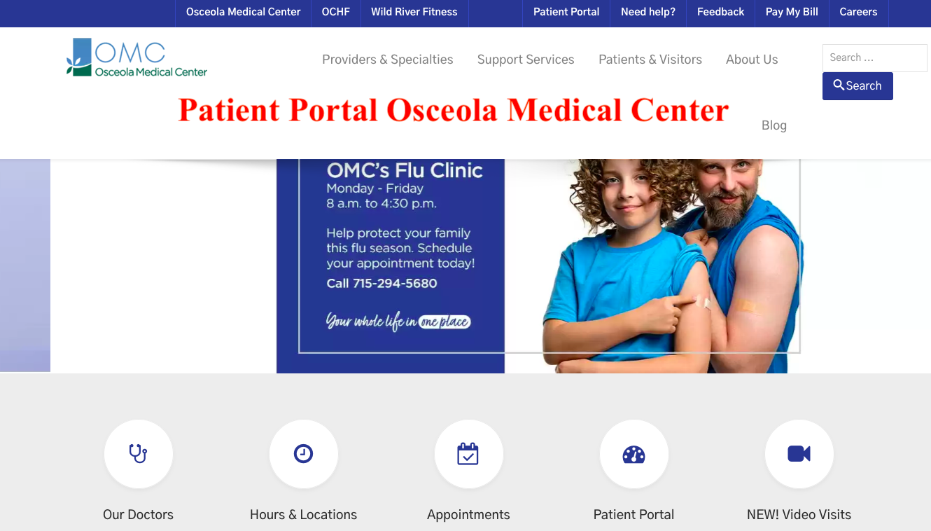 Patient Portal Osceola Medical Center