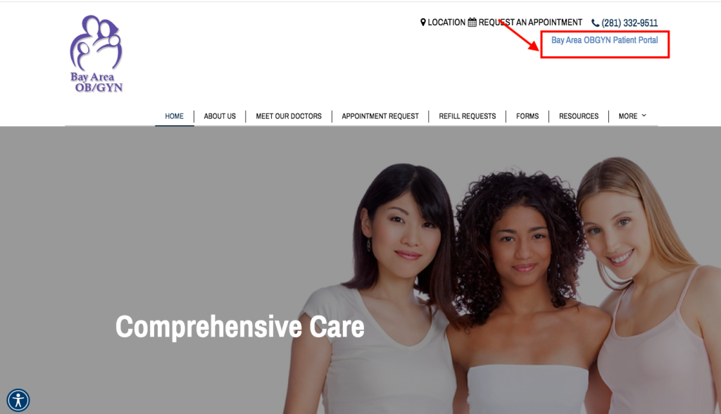 Bay Area Ob-Gyn Patient Portal