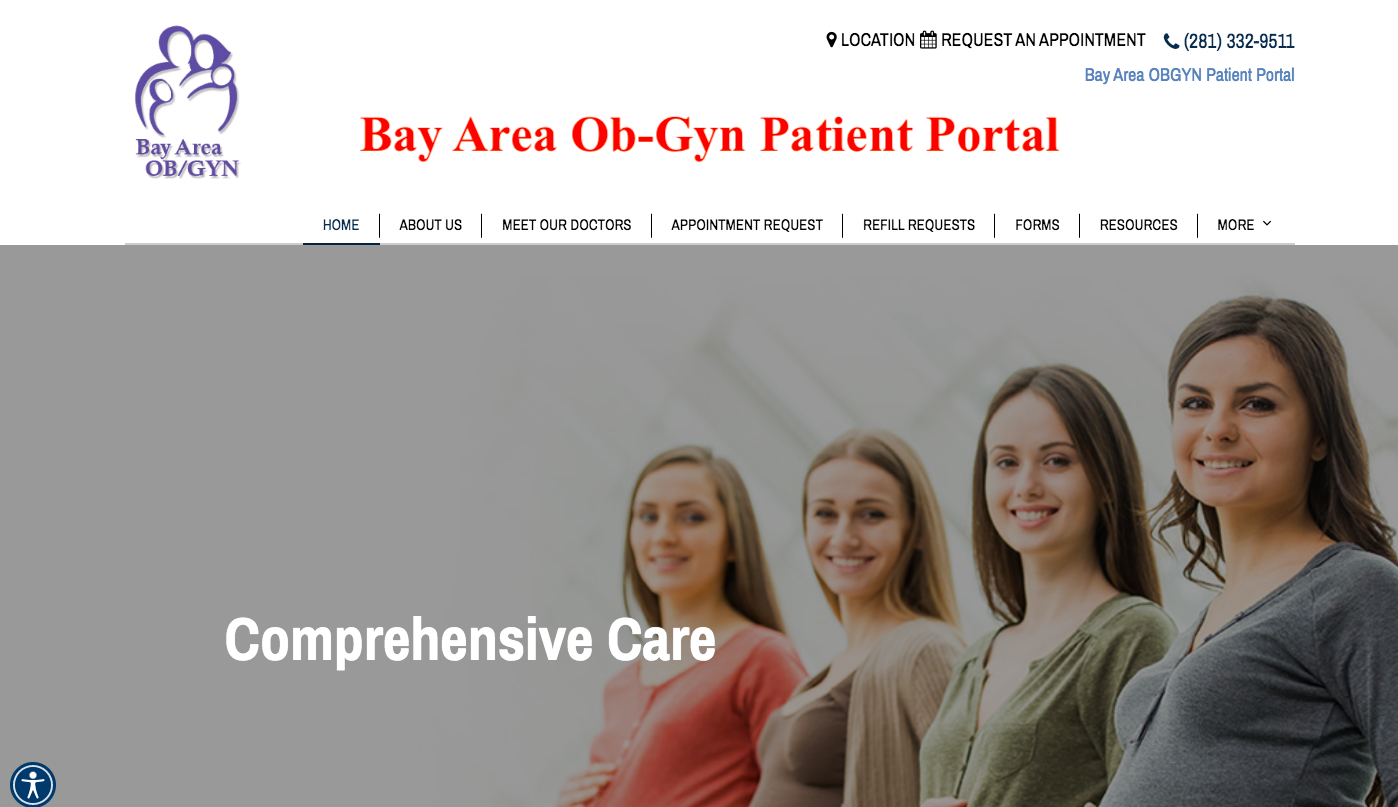 Bay Area Ob-Gyn Patient Portal