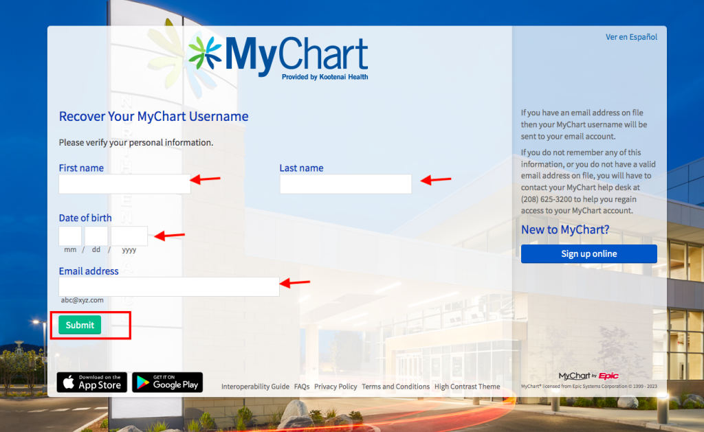 Kootenai Health Patient Portal