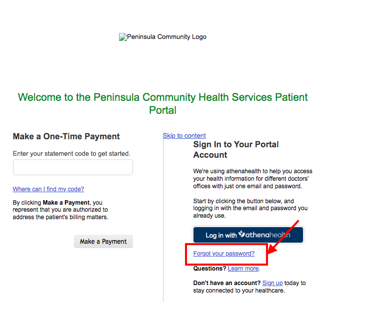 Patient Portal Peninsula Community Health