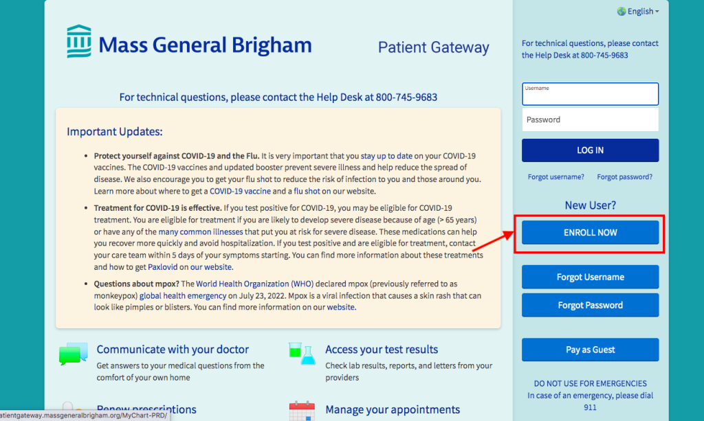 Patient Portal Partners Healthcare