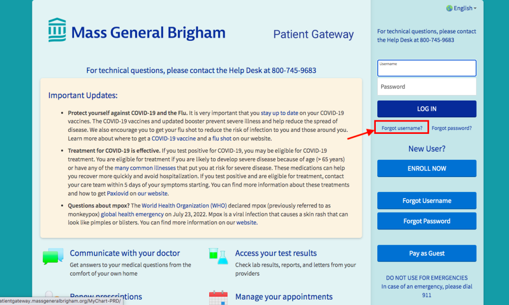 Patient Portal Partners Healthcare