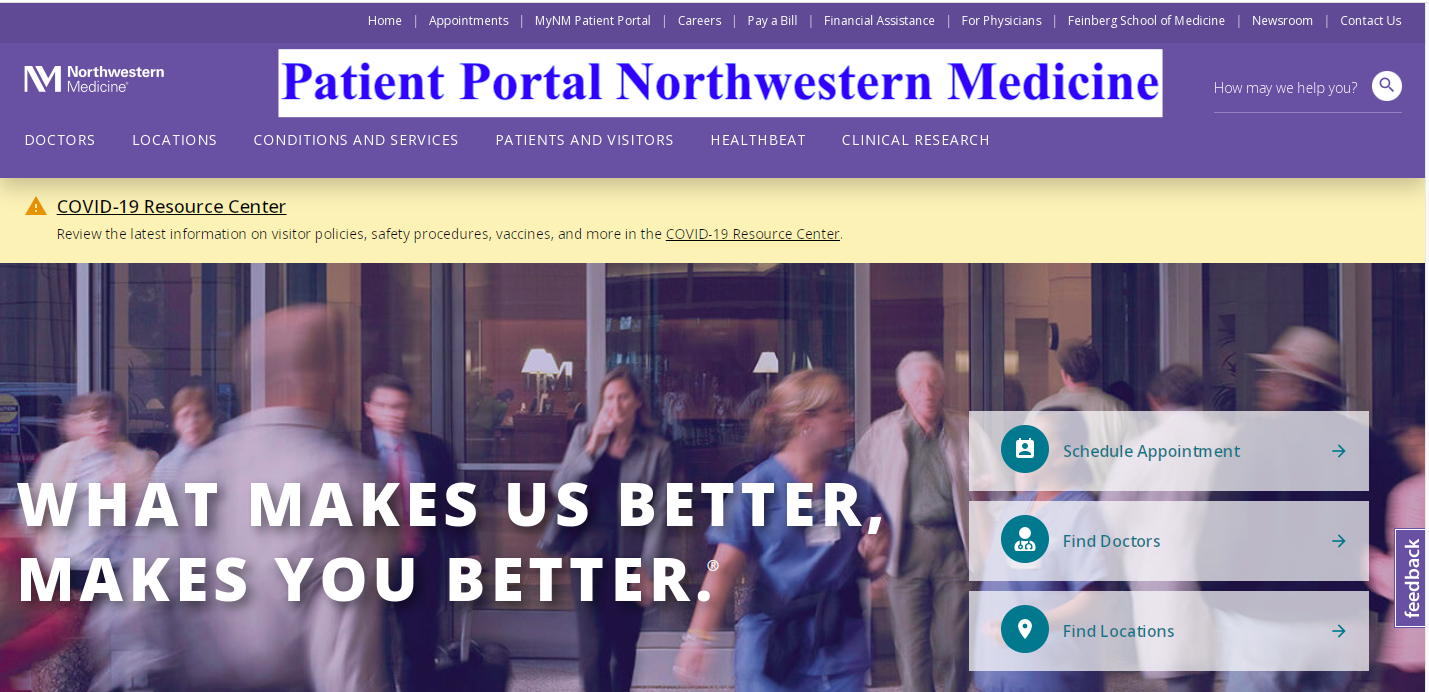 patient portal northwestern medicine