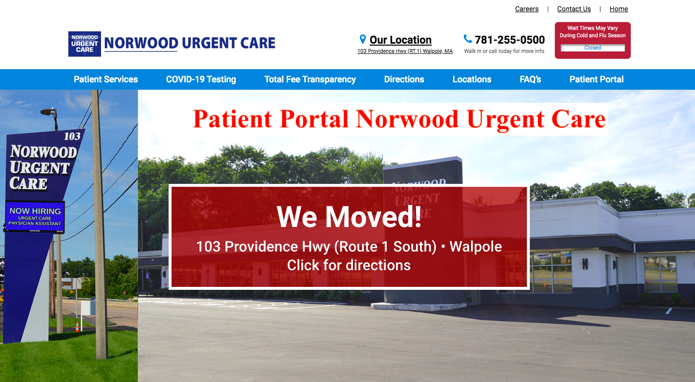 Patient Portal Norwood Urgent Care