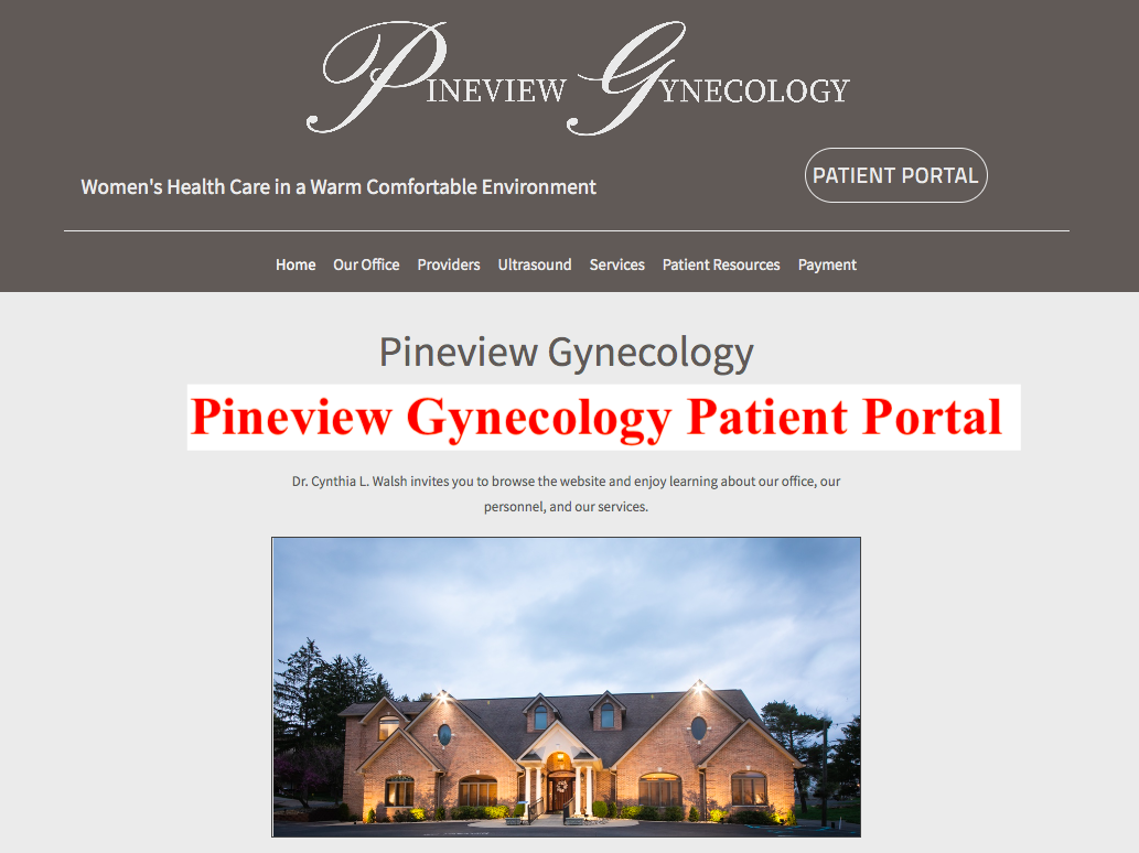 Pineview Gynecology Patient Portal