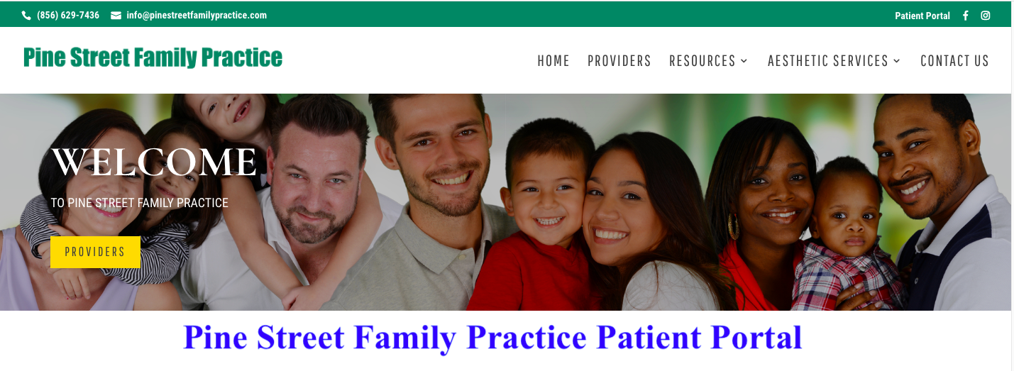 Pine Street Family Practice Patient Portal