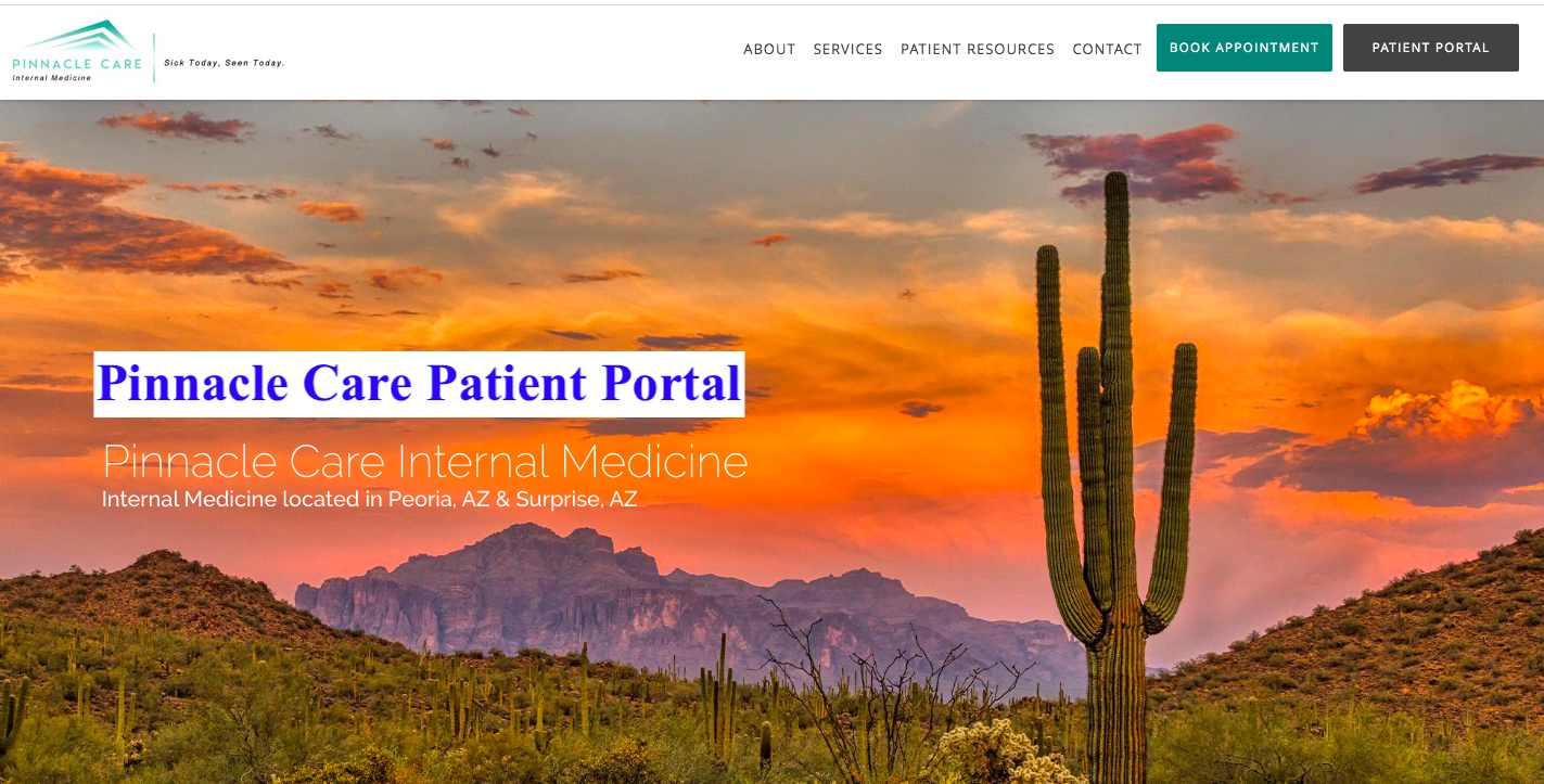Pinnacle Care Patient Portal