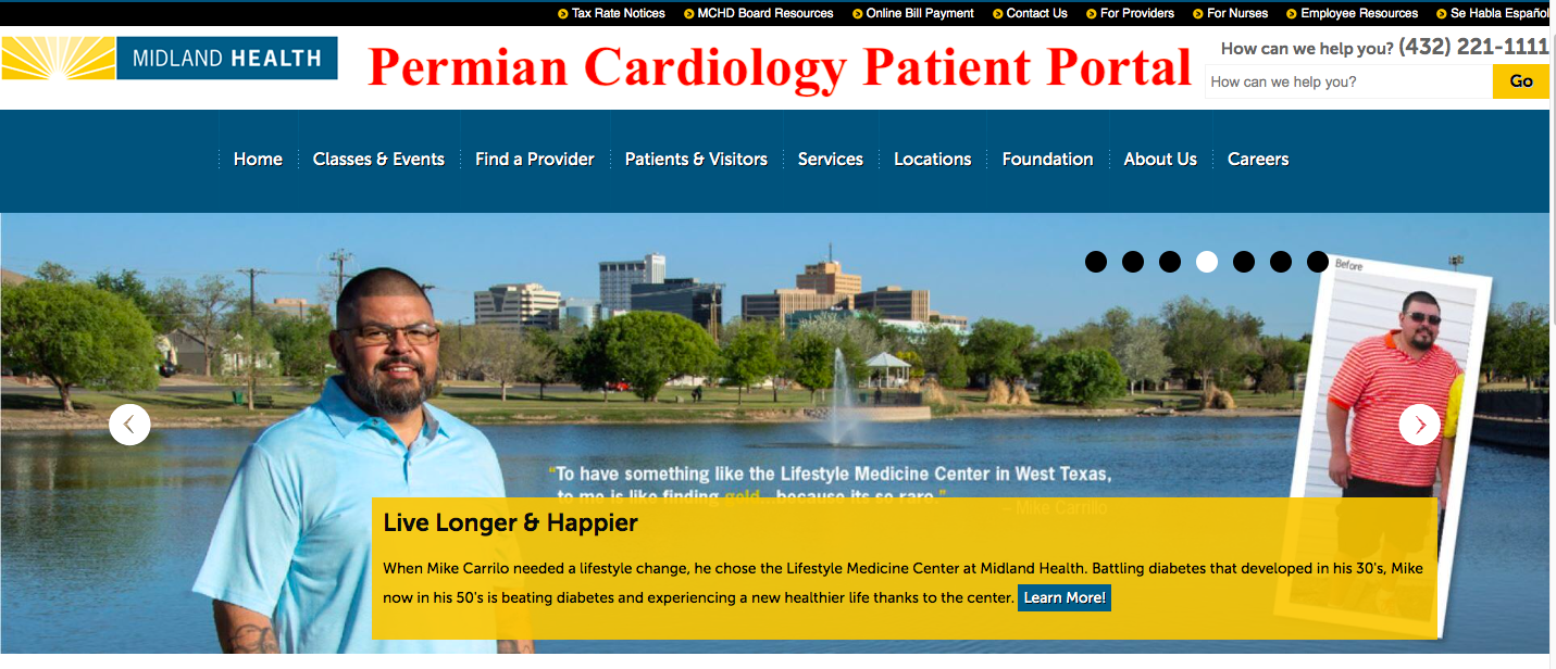 Permian Cardiology Patient Portal