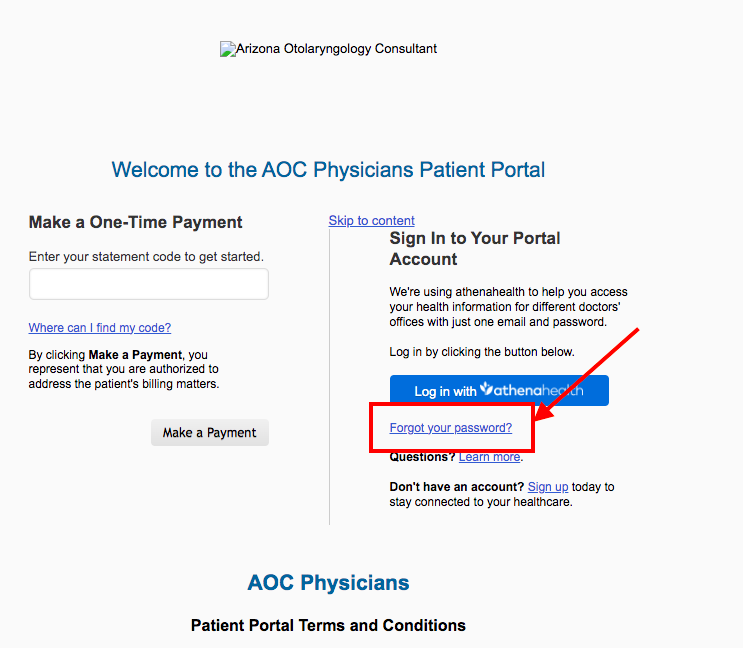AOC Physicians Patient Portal