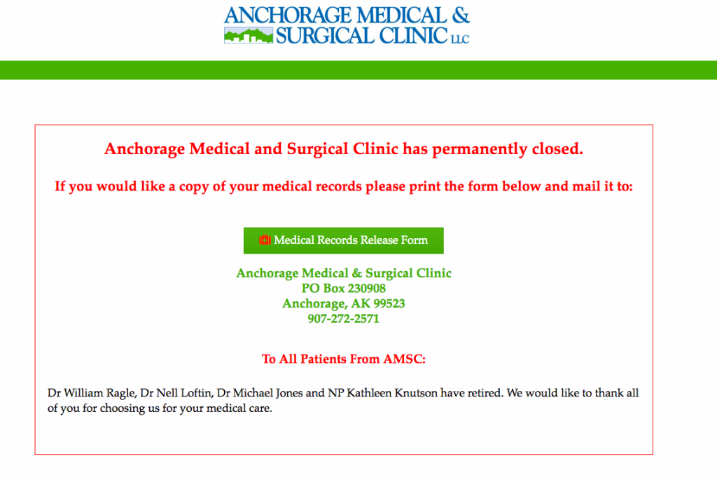 Anchorage Medical And Surgical Clinic Patient Portal