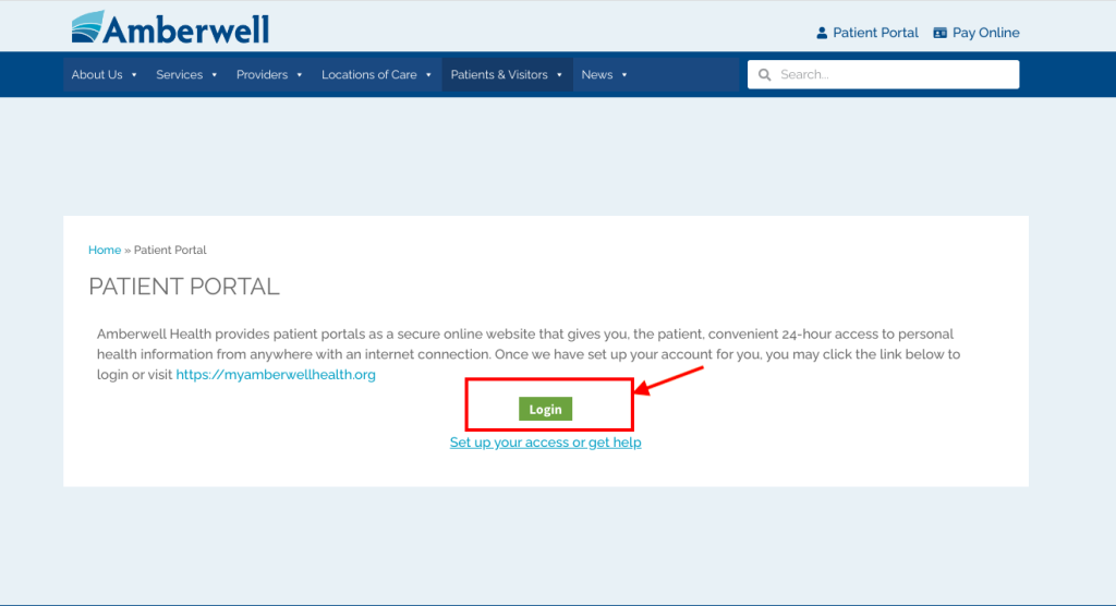Amberwell Hiawatha Patient Portal
