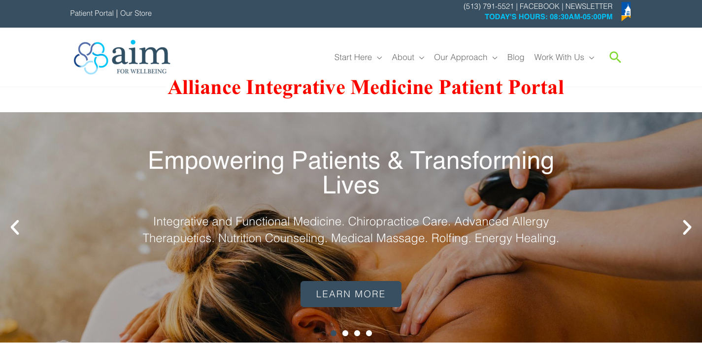 Alliance Integrative Medicine Patient Portal
