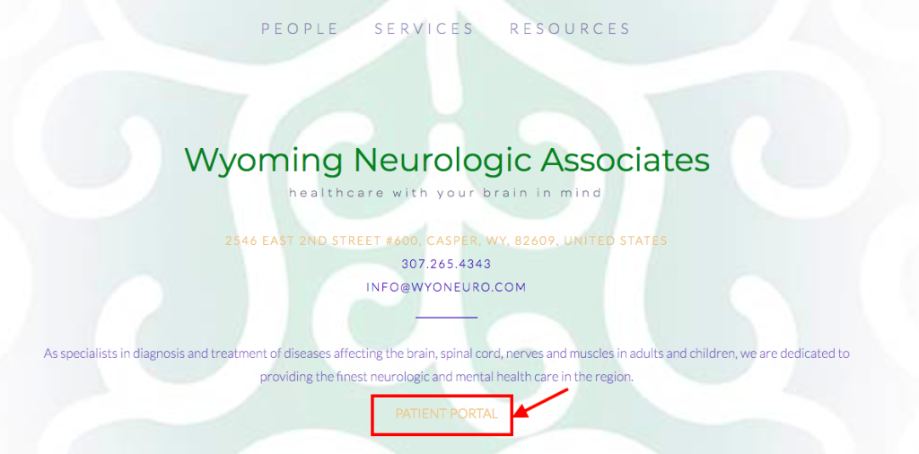 Wyoming Neurologic Associates Patient Portal