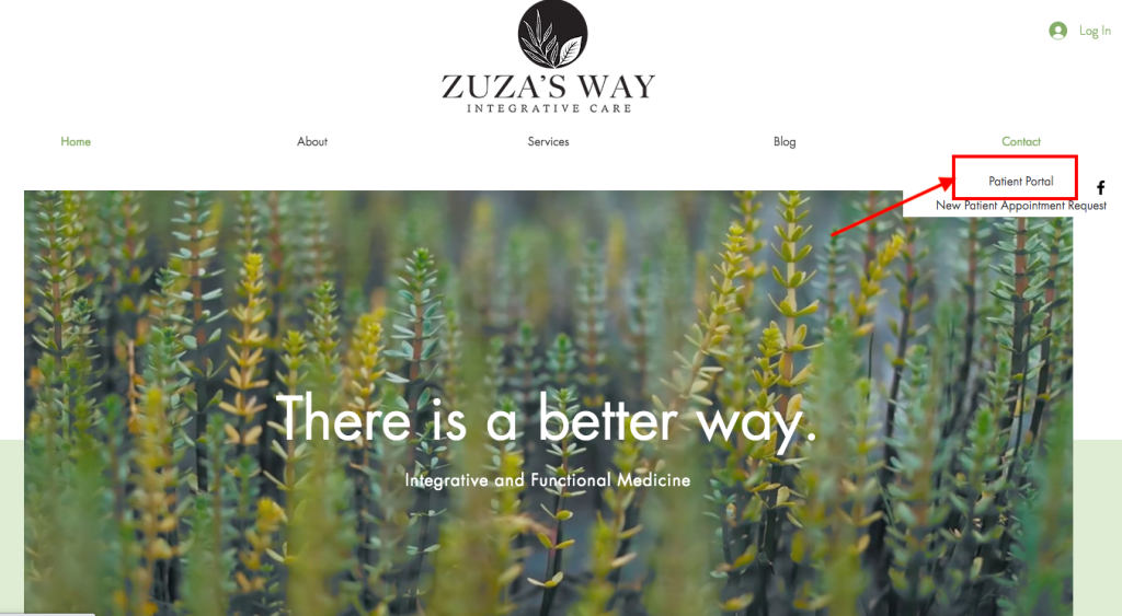 Zuzas Way Patient Portal 