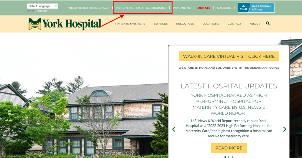 York Maine Hospital Patient Portal