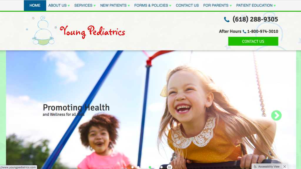 Young Pediatrics Patient Portal