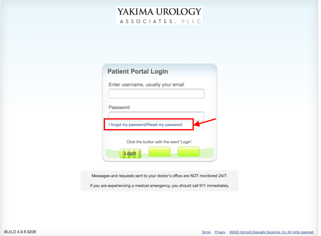 Yakima Urology Patient Portal