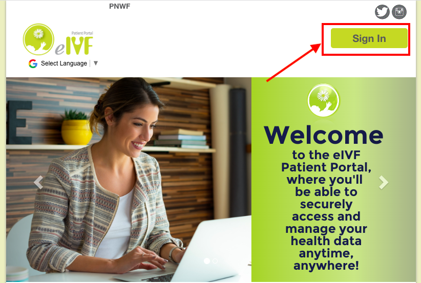 PNW Fertility Patient Portal