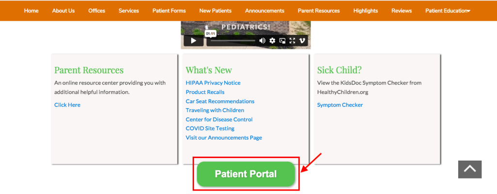 Pennridge Pediatrics Patient Portal