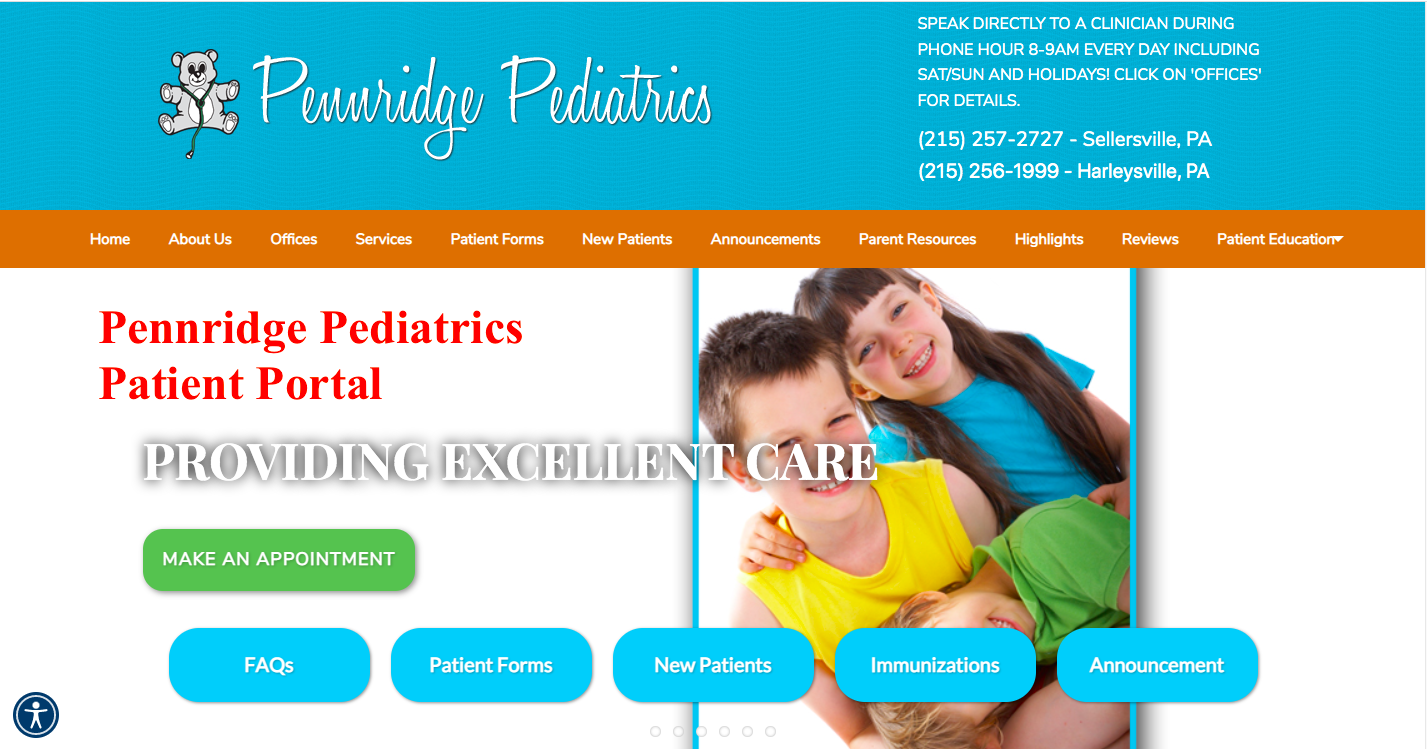 Pennridge Pediatrics Patient Portal