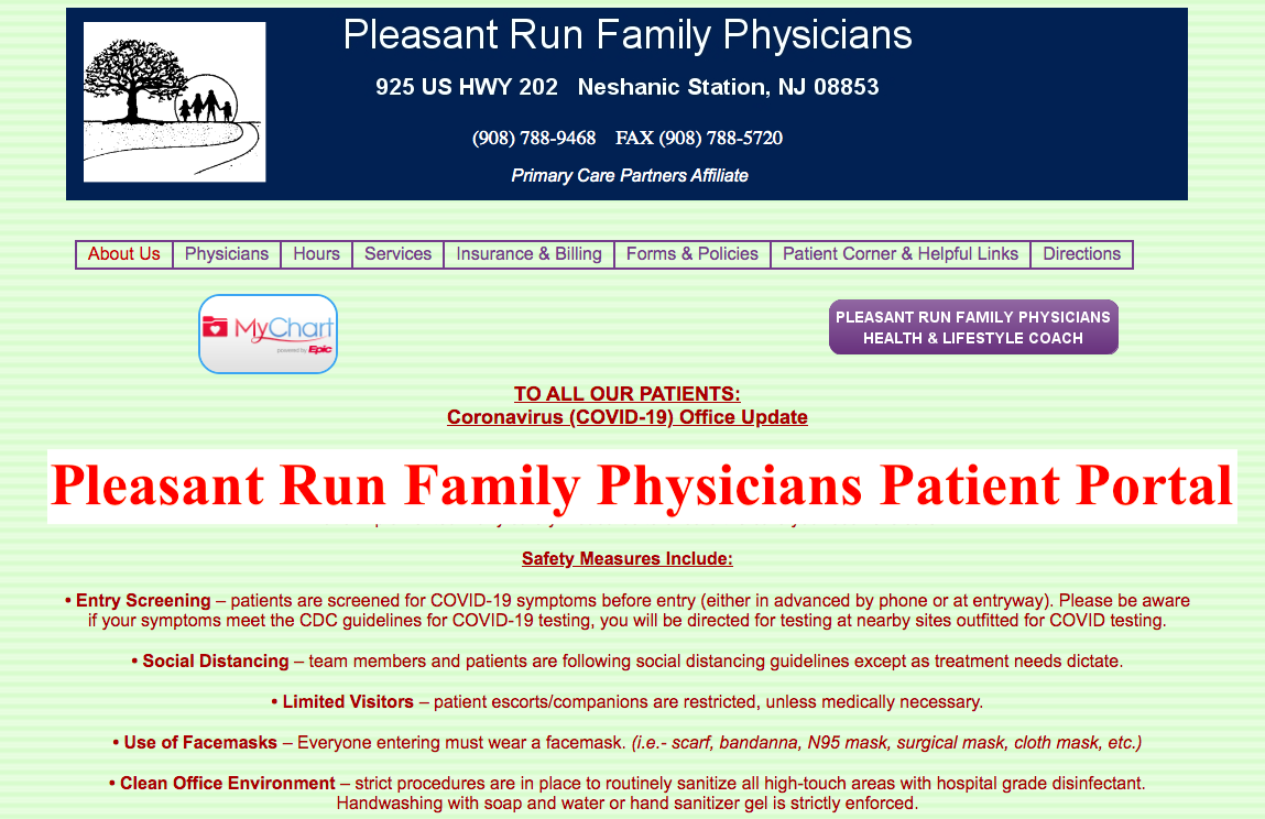 Pleasant Run Family Physicians Patient Portal