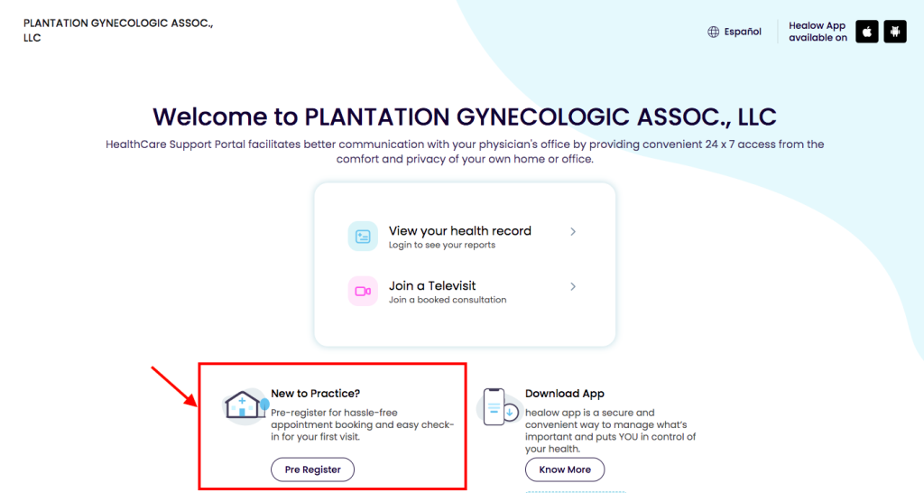 Plantation Gynecologic Associates Patient Portal 