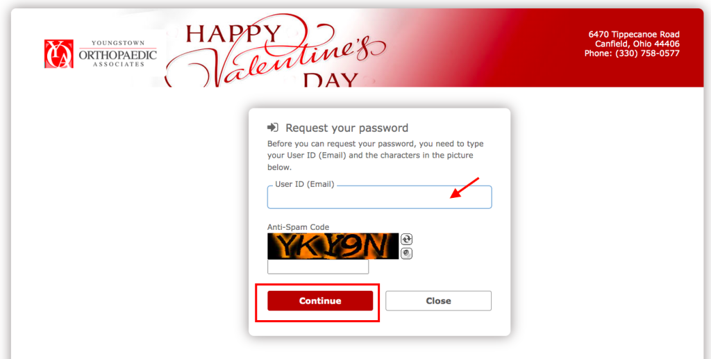Youngstown Orthopedic Patient Portal Login