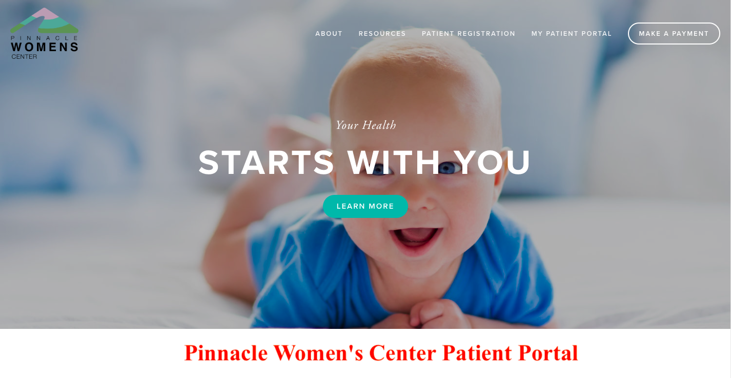 pinnacle women's center patient portal
