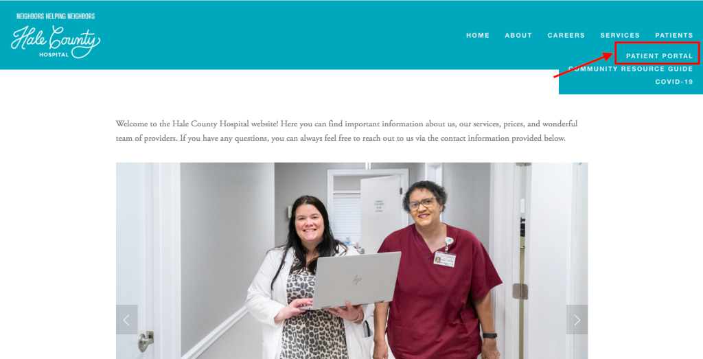 Hale Country Hospital Patient Portal
