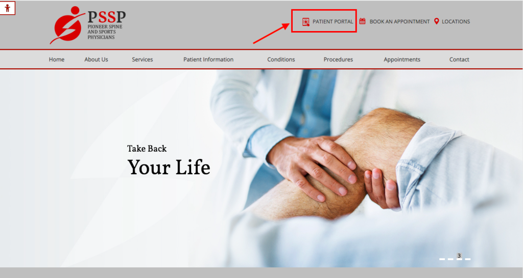 Pioneer Spine and Sports Patient Portal