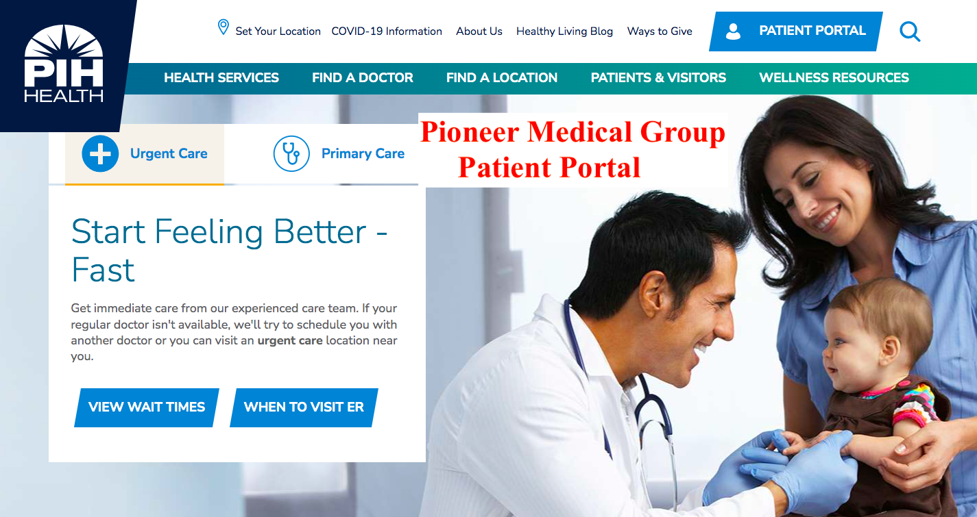 Pioneer Medical Group Patient Portal