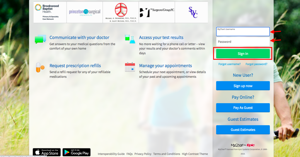 Citizens Baptist Medical Center Patient Portal 