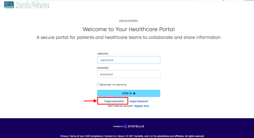 Shoals Hospital Patient Portal