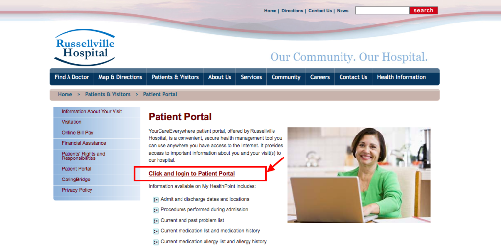 Russellville Hospital Patient Portal