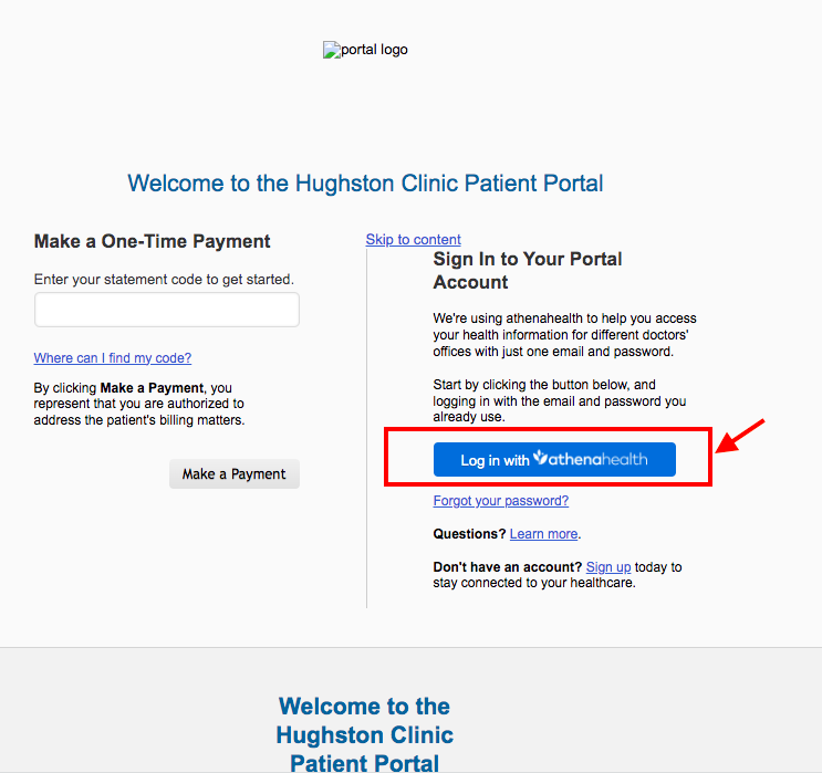 Jack Hughston Memorial Hospital Patient Portal