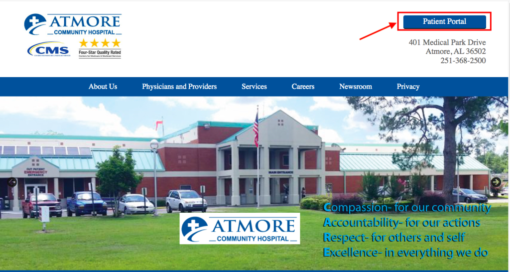 Atmore Community Hospital Patient Portal 