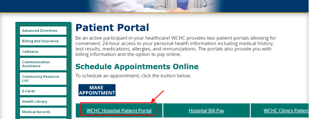 Washington County Hospital Patient Portal